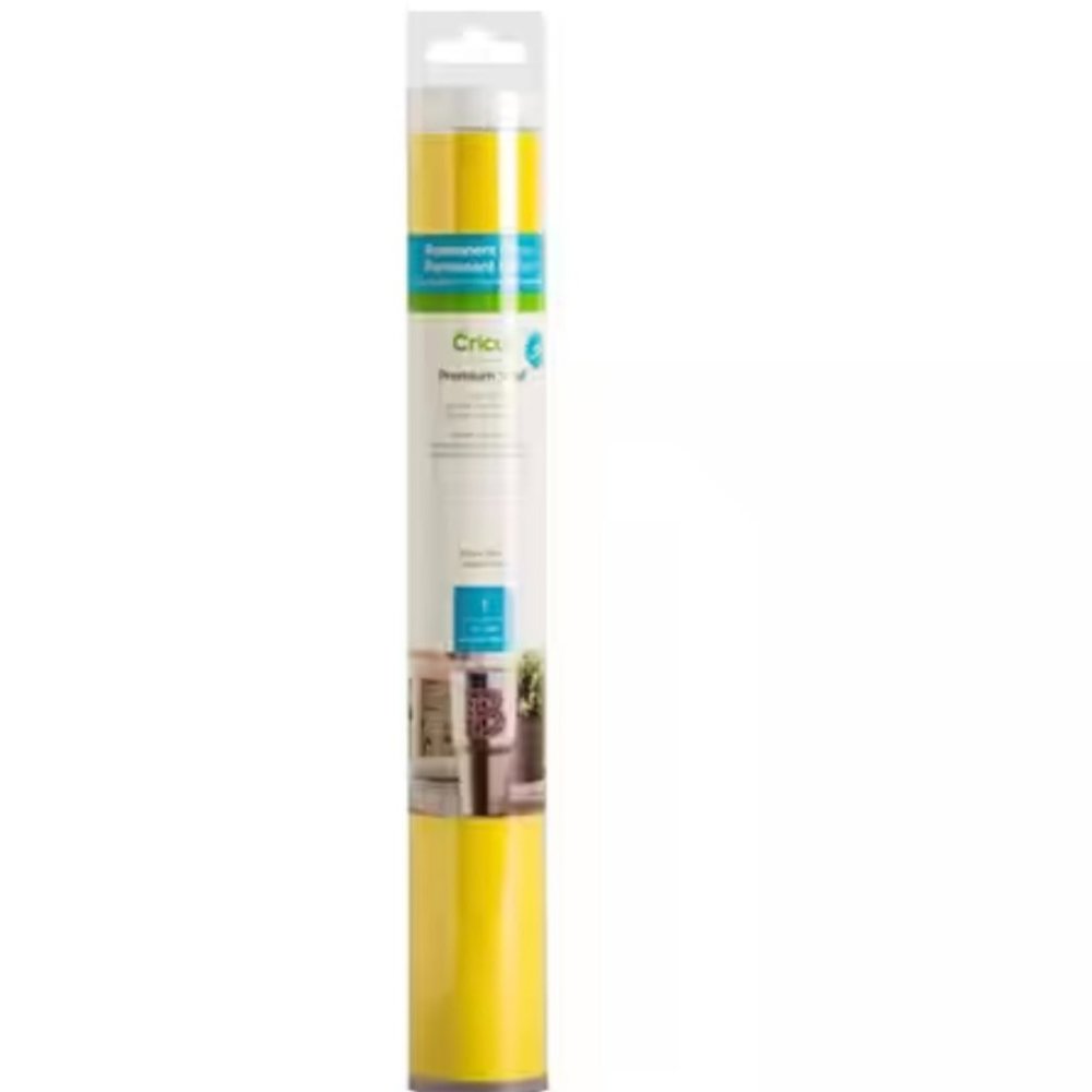 Cricut Permanent Glossy Vinyl - Stone Yellow - NWT